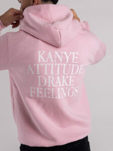 CHOOSE Hoodie Kanye attitude Drake feeling Pink (3)