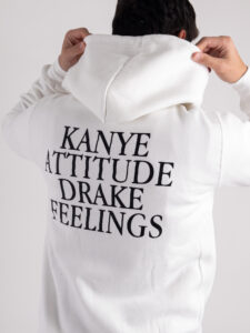 CHOOSE Hoodie Kanye attitude Drake feeling WhiteBlack (1)