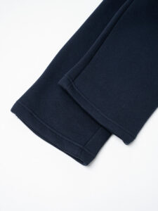 Completo tuta felpato con felpa cappuccio boxy fit + pantalone baggy TRAVIS Blu (1)