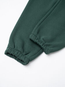 Completo tuta felpato con felpa girocollo + pantalone con polsini DRAKE inv Dark Green (1)