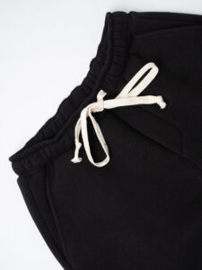 Completo tuta felpato con felpa girocollo + pantalone con polsini DRAKE inv Nero (9)