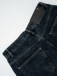 IMPERIAL Jeans baggy effetto marmo P860110890 Blu Denim (1)