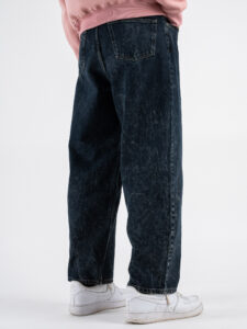 IMPERIAL Jeans baggy effetto marmo P860110890 Blu Denim (6)
