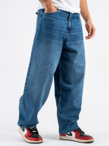 IMPERIAL Jeans basico con gamba molto ampia P860110887 Blu Denim (3)