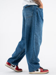 IMPERIAL Jeans basico con gamba molto ampia P860110887 Blu Denim (4)