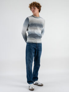IMPERIAL Jeans slavato gamba dritta P860110901 Blu Denim (7)