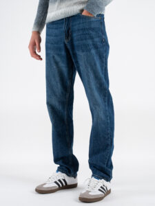 IMPERIAL Jeans slavato gamba dritta P860110901 Blu Denim (8)
