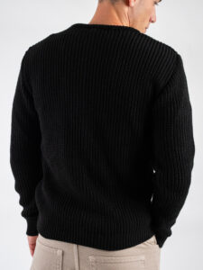 IMPERIAL Maglione girocollo misto lana M814124331 Nero (1)