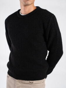 IMPERIAL Maglione girocollo misto lana M814124331 Nero (3)