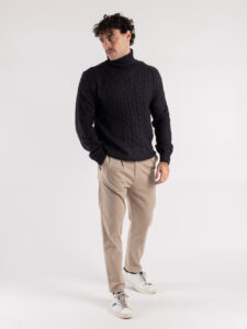 ONLY&SONS Dolcevita con trecce RIGGE 22023164 Dark Navy (1)