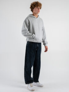 ONLY&SONS Felpa con cappuccio e tascone TURNER Grey Melange (4)