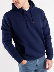ONLY&SONS Felpa con cappuccio felpata CERES 22018685 Evening Blue (1)