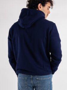 ONLY&SONS Felpa con cappuccio felpata CERES 22018685 Evening Blue (3)