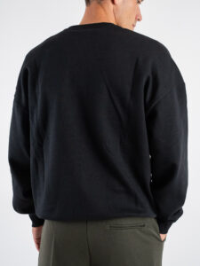 ONLY&SONS Felpa girocollo basica TURNER Black (4)