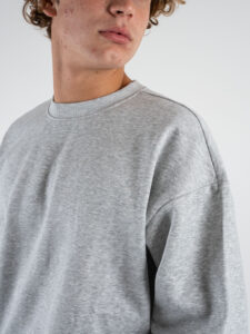 ONLY&SONS Felpa girocollo basica TURNER Grey Melange (5)