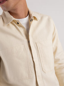 ONLY&SONS Giacchetta sportiva in cotone con bottoni a pressione LEDGER 22029768 Ecrù (2)