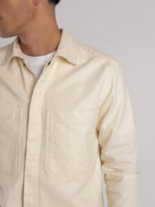 ONLY&SONS Giacchetta sportiva in cotone con bottoni a pressione LEDGER 22029768 Ecrù (3)