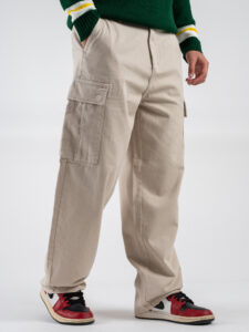 ONLY&SONS Pantalone Loose fit con tasconi POWER 22029230 Silver Lining (4)
