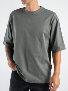 ONLY&SONS T-shirt basica morbida in cotone MILLENIUM 22020074 Castor Gray (2)