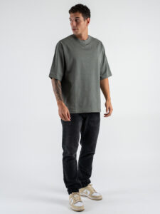 ONLY&SONS T-shirt basica morbida in cotone MILLENIUM 22020074 Castor Gray (4)