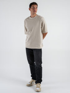 ONLY&SONS T-shirt basica morbida in cotone MILLENIUM 22020074 Silver Lining (4)