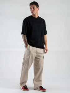 ONLY&SONS T-shirt over boxy fit più grammata MILLENIUM 22027787 Black (2)