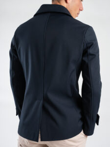 OVER-D Cappotto corto a doppio petto OE1F2W4J46 Blu (7)