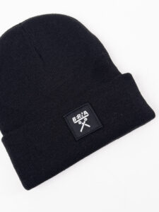 BERNA Cuffia con logo 246383 Nera (1)