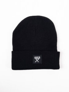 BERNA Cuffia con logo 246383 Nera (2)