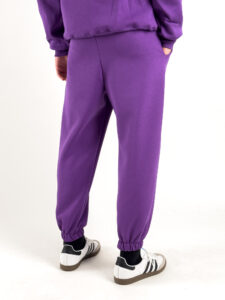 BERNA Pantalone tuta felpato 246087 Viola (4)