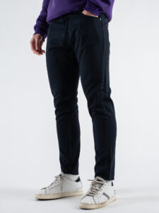 ESTASI Jeans basic 100% cotone senza rotture MANCINI Blu (3)