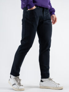 ESTASI Jeans basic 100% cotone senza rotture MANCINI Blu (4)