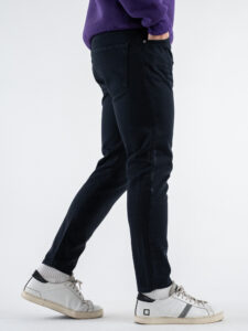 ESTASI Jeans basic 100% cotone senza rotture MANCINI Blu (5)