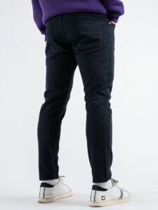ESTASI Jeans basic 100% cotone senza rotture MANCINI Blu (6)