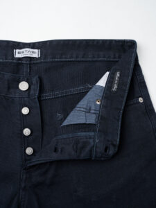 ESTASI Jeans basic 100% cotone senza rotture MANCINI Blu (7)