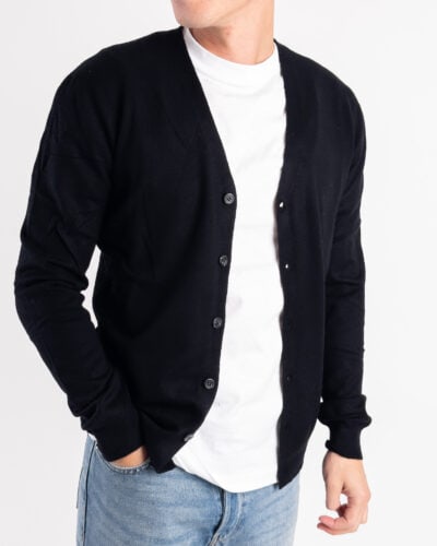GIANNI LUPO Cardigan in poliviscosa GL513S Black