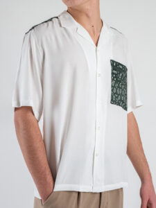 ONLY&SONS Camicia MM in viscosa con taschino e retro stampa bandana CAIUS 22033064 Brigh White (4)