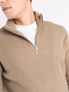 ONLY&SONS Cardigan con zip PHIL 22023210 Desert Taupe (2)