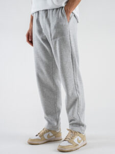 ONLY&SONS Pantalone tuta felpato a gamba morbida CONNOR 22031973 Light Grey Melange (1)