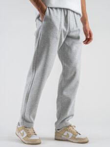 ONLY&SONS Pantalone tuta felpato a gamba morbida CONNOR 22031973 Light Grey Melange (2)