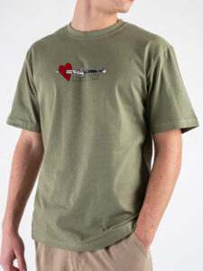 ONLY&SONS T-shirt con stampa sul davanti DEREK 22032267 Deep Lichen Green (2)