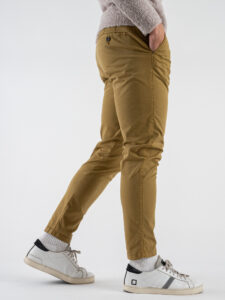 BERNA Pantalone chinos in cotone 246225 Arachide (1)