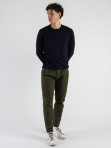 Berna Maglione girocollo basico 246003 Navy (4)