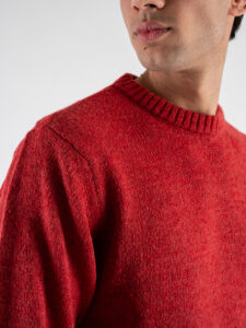IMPERIAL Maglione rasato girocollo misto lana M6372IM01 Corallo (4)