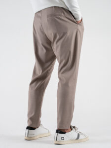 IMPERIAL Pantalone da abito con coulisse in vita PC8QIBV Mastice (1)