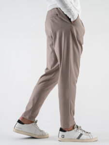 IMPERIAL Pantalone da abito con coulisse in vita PC8QIBV Mastice (5)
