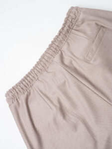 IMPERIAL Pantalone da abito con coulisse in vita PC8QIBV Mastice (6)