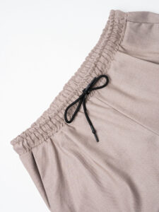 IMPERIAL Pantalone da abito con coulisse in vita PC8QIBV Mastice (7)