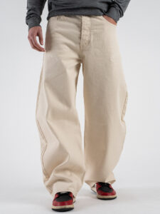 Jeans baggy balloon JC7853W Sabbia (6)