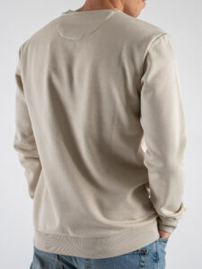 ONLY&SONS Felpa girocollo felpata con stampa Football 220231838 Silver Lining (1)